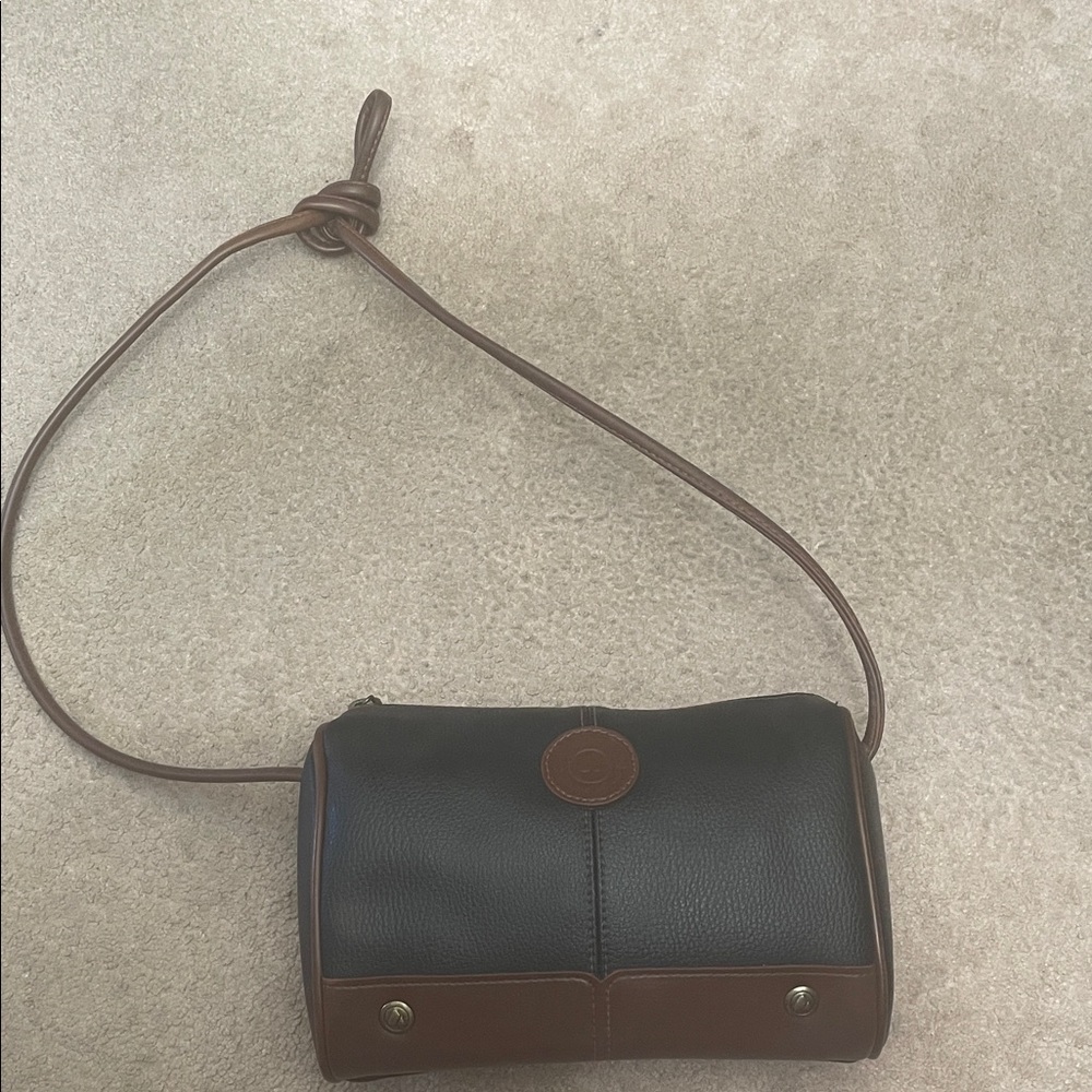 Liz Claiborne Vintage  Black and Brown Crossbody Bag